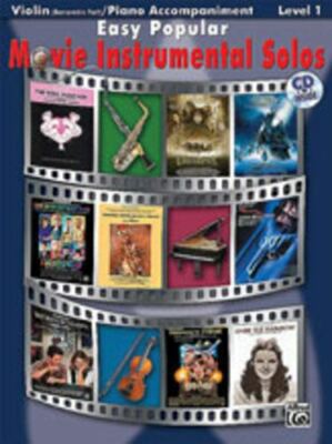 Easy Popular Movie Solos - Violin Playalong