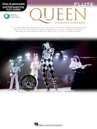 Queen – Updated Edition Flute Instrumental Play-Along Pack