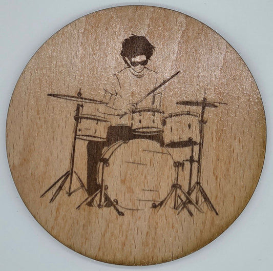 Drummer - Round Coaster