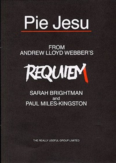 Pie Jesu (Andrew Lloyd Webber) - Solo Soprano, Solo Boy & SATB Choir & Piano - Preloved Sheet Music