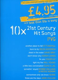 10 x 21st Century Hit Songs - PVG