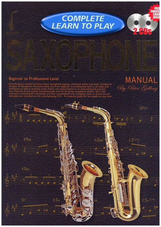 Complete Learn To Play Saxophone Manual + Cds