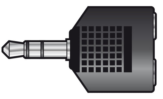 Splitter 3.5mm Stereo Jack Plug – 2 x 3.5mm Stereo Jack Sockets