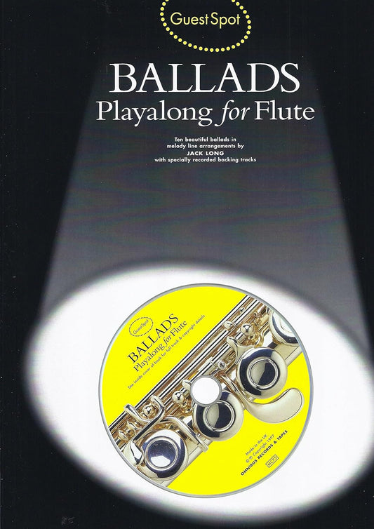 Guest Spot : Ballads : Play Along for Flute