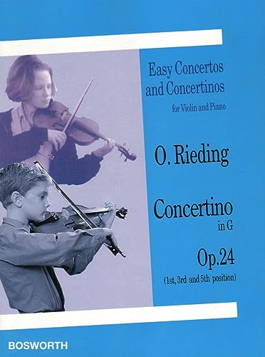 Concertino in G Op. 24. Violin And Accompaniment - Easy Concertos and Concertinos