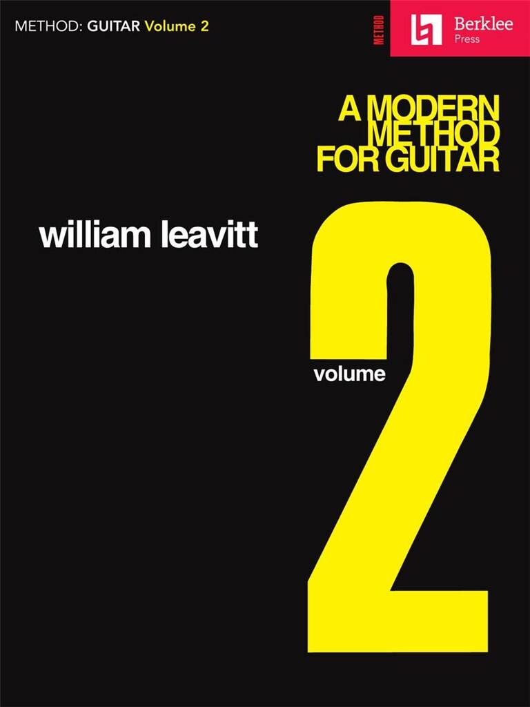 A Modern Method for Guitar Volume 2 - Guitar Tutor Book - William Leavitt