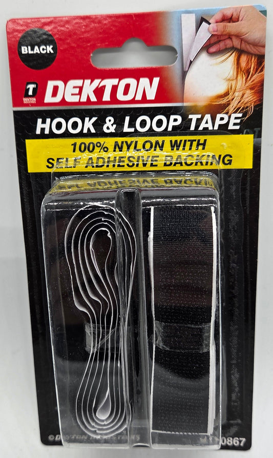Dekton Hook & Loop Tape - Self Adhesive