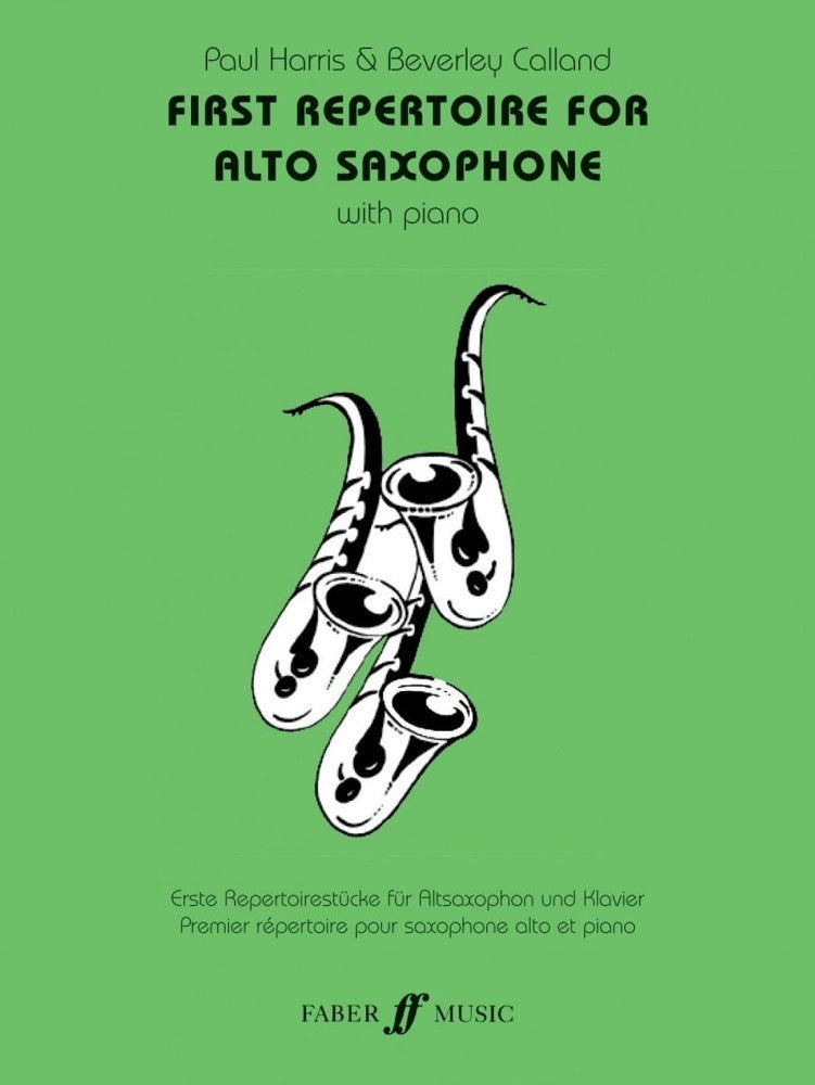 First Repertoire for Alto Saxophone - Alto Saxophone & Piano