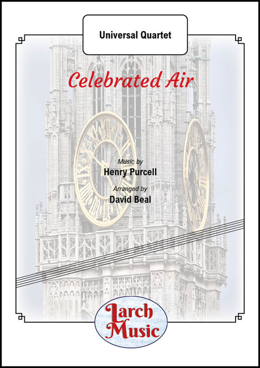 Celebrated Air - Universal Quartet Sheet Music Full Score & Parts - LM005
