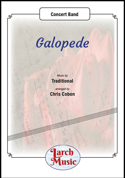Galopede - Concert Band Sheet Music Full Score & Parts - LM345