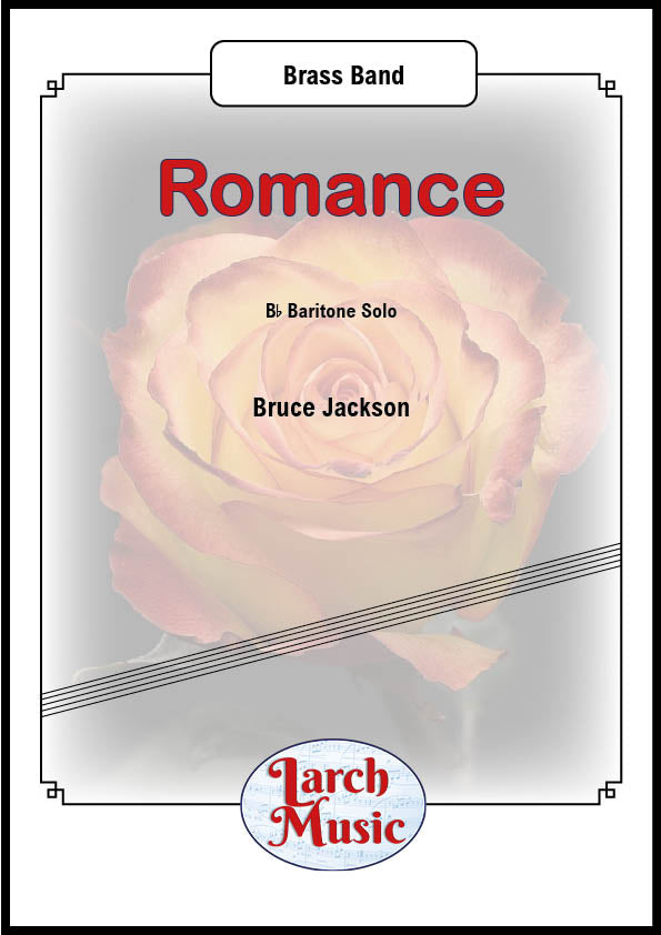 Romance - Brass Band & Baritone Solo Sheet Music Full Score & Parts - LM442