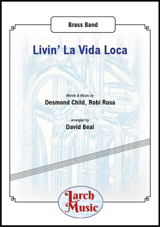 Livin' La Vida Loca - Brass Band Sheet Music Full Score & Parts - LMAM015