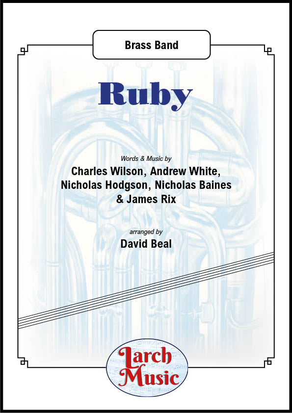 Ruby - Brass Band Sheet Music Full Score & Parts - LMAM044