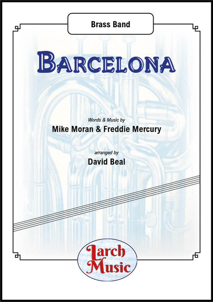 Barcelona - Vocal Duet or Cornet & Euphonium - Brass Band Sheet Music Full Score & Parts - LMAM054