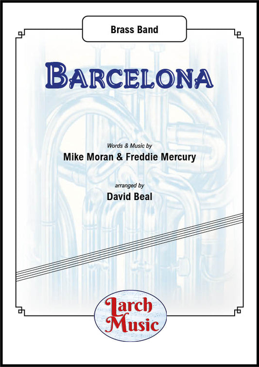 Barcelona - Vocal Duet or Cornet & Euphonium - Brass Band Sheet Music Full Score & Parts - LMAM054