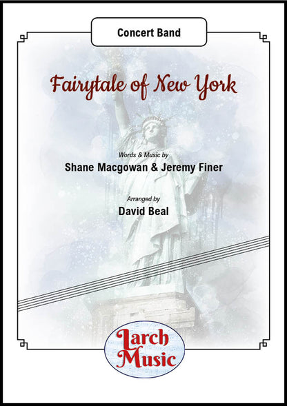 Fairytale of New York (Shane Macgowan & Jeremy Finer arr. by David Beal) - Concert Band Music Full Score & Parts - LMAM080