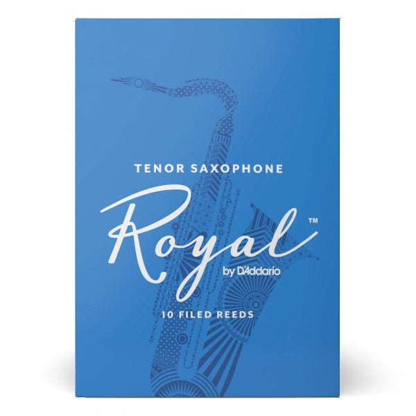 Rico Royal by D'Addario Tenor Saxophone Reeds, Strength 2, 10-pack