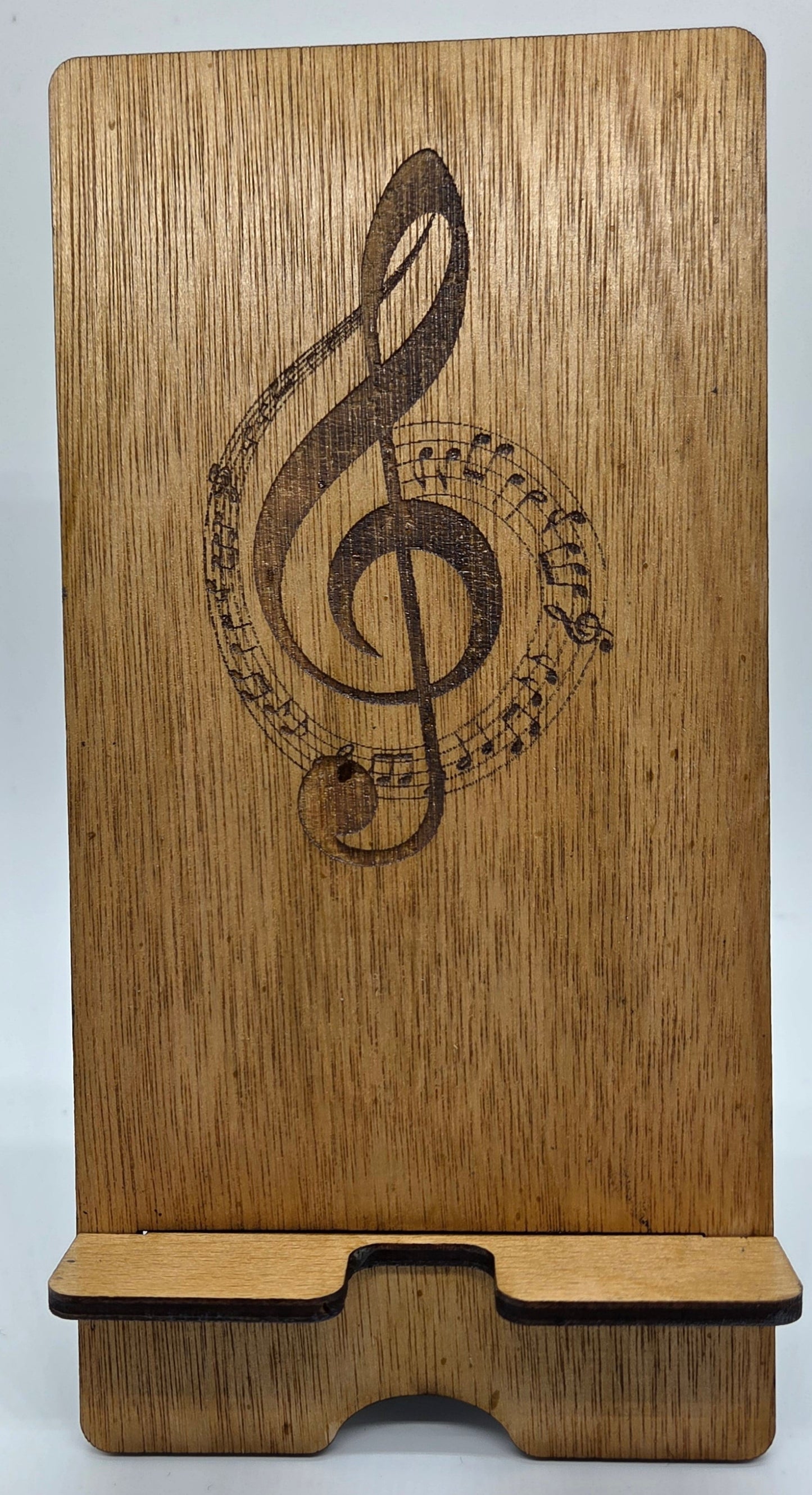 Treble Clef Design Mobile Phone Holder - Detachable Two Part