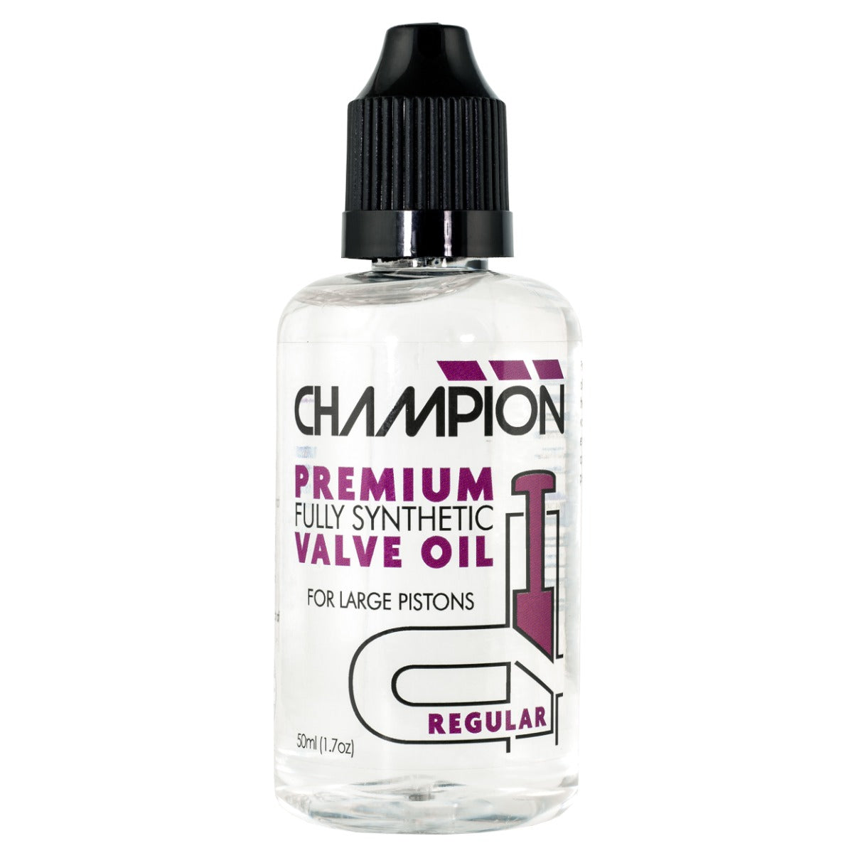 Champion Premium Fully Synthetic Valve Oil - REGULAR - 50ml Bottle