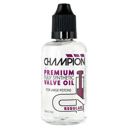 Champion Premium Fully Synthetic Valve Oil - REGULAR - 50ml Bottle