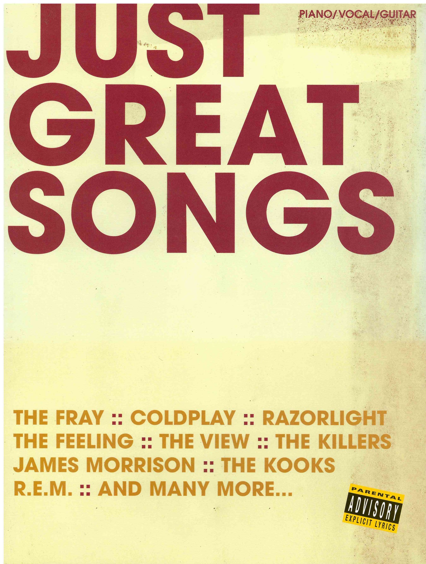 Just Great Songs - Piano/Vocal/Guitar