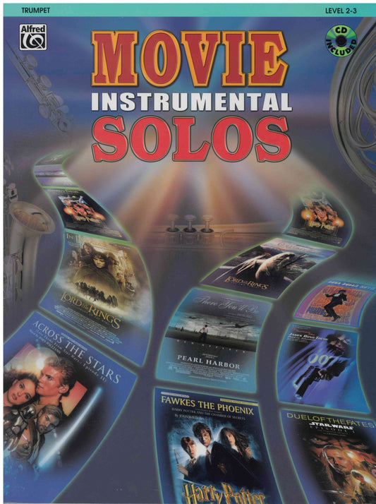 Movie Instrumental Solos - Trumpet Playalong Music Book with CD