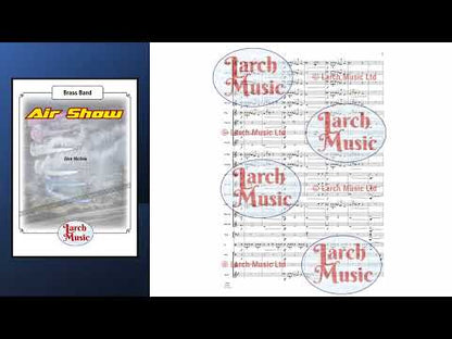 Air Show - Brass Band Sheet Music Full Score & Parts - LM889