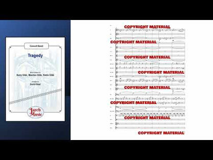 Tragedy - Concert Band Sheet Music Full Score & Parts - LMAM016