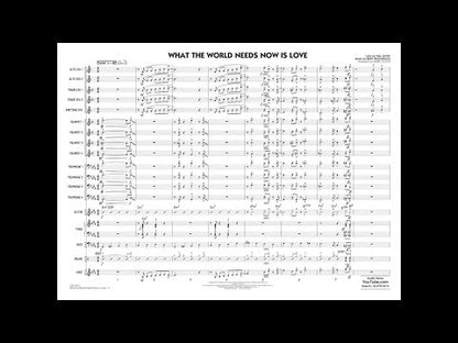 What the World Needs Now (Jazz Ensemble - Score and Parts)