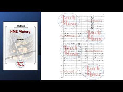 HMS Victory - Wind Band Sheet Music Full Score & Parts - LM996