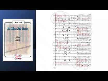 Be Thou My Vision (Traditional arr. by David Grace) - Brass Band Sheet Music Full Score & Parts - LM656