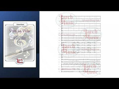 Viva La Vida (Coldplay arr. by David Beal - Concert Band Full Score & Parts - LMAM104 - DOWNLOAD ONLY