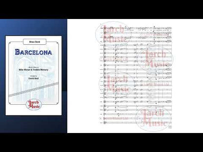 Barcelona - Vocal Duet or Cornet & Euphonium - Brass Band Sheet Music Full Score & Parts - LMAM054