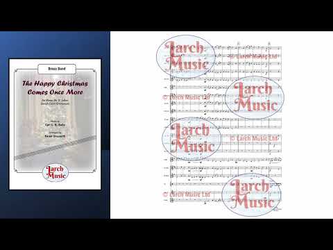 The Happy Christmas Comes Once More - Brass Band - LM396