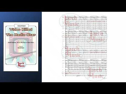 Video Killed The Radio Star (Geoff Downes, Bruce Woolley & Trevor Horn arr. by David Beal) - Concert Band Music Full Score & Parts - LMAM077