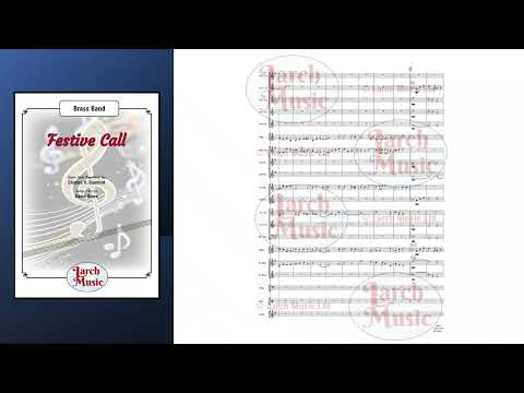 Festive Call (Hymn Tune by Charles V. Stanford arr. by David Grace) - Brass Band Sheet Music Full Score & Parts - LM571
