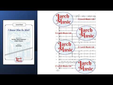 I Know Him So Well - Concert Band Sheet Music Full Score & Parts - LMAM037