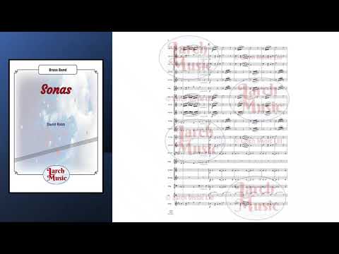 Sonas - David Robb - Brass Band Full Score and Parts - LM558