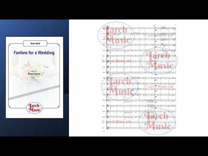 Fanfare for a Wedding - Brass Band Sheet Music Full Score & Parts - LM858