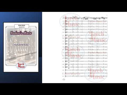 Boden's Mate (Paul Pennicotte-Henrie) - Euphonium & Brass Band Sheet Music Full Score & Parts - LM664