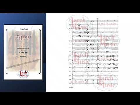 Repton (Sir Hubert Parry arr. by David Grace) - Brass Band Sheet Music Full Score & Parts - LM557