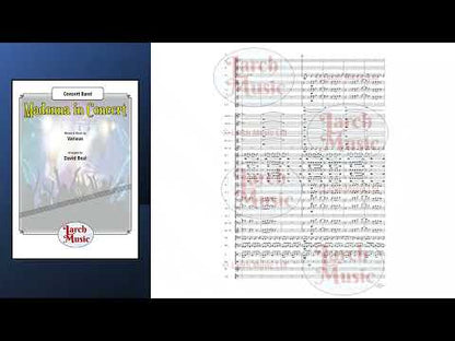 Madonna In Concert (Various arr. by David Beal) - Concert Band Full Score & Parts - LMAM117 - DOWNLOAD ONLY