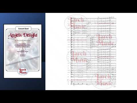 Angels Delight (Paul Pennicotte-Henrie) - Concert Band Sheet Music Full Score and Parts - LM648