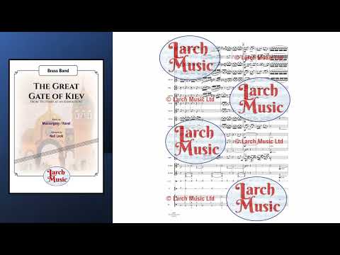 The Great Gate of Kiev (Mussorgsky / Ravel arr. Neil Lock) - Brass Band Full Score and Parts - LM470