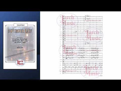 November Rain (W. Axl Rose arr. by David Beal) - Concert Band Music Full Score & Parts - LMAM060