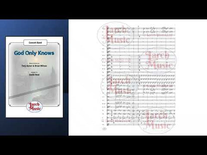 God Only Knows (Tony Asher & Brian Wilson arr. by David Beal) - Concert Band Music Full Score & Parts - LMAM063