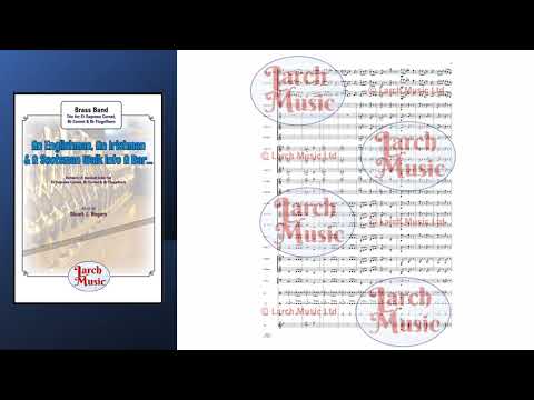 An Englishman, An Irishman & A Scotsman Walk Into A Bar - Trio & Brass Band Sheet Music Full Score & Parts - LM562