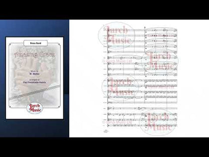 Amazing Grace (W. Walker arr. by Paul Pennicotte-Henrie) - Brass Band Sheet Music Full Score and Parts - LM642
