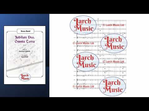 Jubilate Deo, Omnis Terra Ch51 - Brass Band - LM967