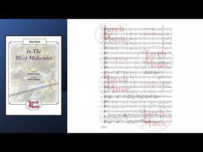In The Bleak Midwinter (Gustav Holst arr. Brian Harper) - Brass Band Full Score & Parts - LM578